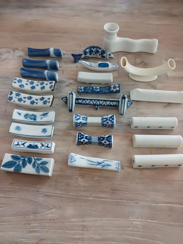 Diverse messenleggers blauw wit beschikbaar voor biedingen