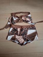 Bikini mooi patroon, Kleding | Dames, Badmode en Zwemkleding, Ophalen of Verzenden, Zo goed als nieuw, Bruin, Bikini