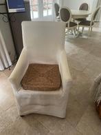Stoelen van Riviera Maison 6 stuks, Huis en Inrichting, Stoelen, Ophalen, Gebruikt, Wit, Landelijk