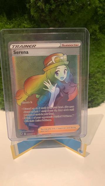 Serena rainbow pokemon card 207/195 pokemon silver tempest beschikbaar voor biedingen