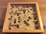 mini houten Labyrinth spel 12 x 12 cm, Ophalen of Verzenden