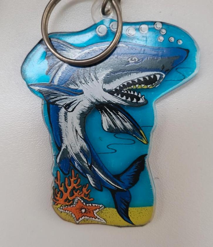 Sleutelhanger Haai - Dierenthema, Verzamelen, Sleutelhangers, Gebruikt, Dier of Natuur, Ophalen of Verzenden