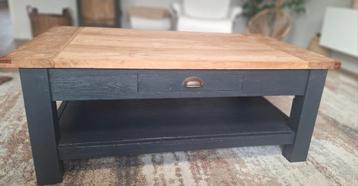 Salontafel tafel rechthoekig . Teakhout beschikbaar voor biedingen