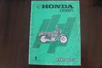 Honda CB500T 1975 motorcycle parts list CB 500 Twin, Motoren, Handleidingen en Instructieboekjes, Ophalen of Verzenden, Honda