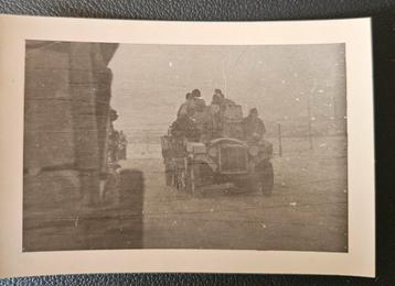 100%orig wo2foto duitse soldaten voertuig+geschut erop front beschikbaar voor biedingen