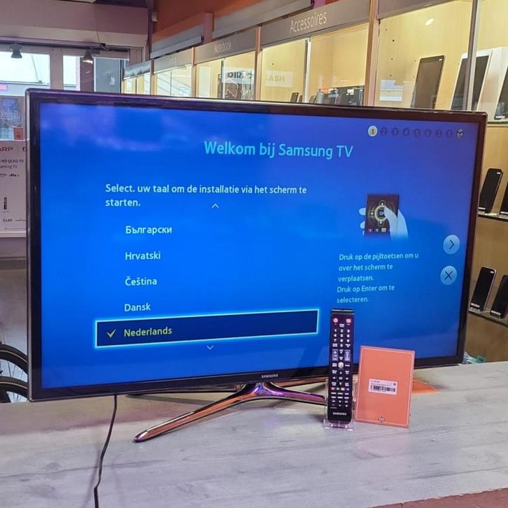 Samsung UE46F6320AW Smart TV Full HD LCD Zwart/Zilver, Audio, Tv en Foto, Televisies, Gebruikt