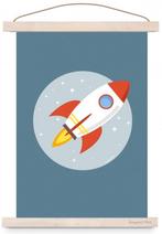 Kinderposter Muurposter Poster Raket Designed4Kids, Designed4Kids, Nieuw, Ophalen of Verzenden, Designed4kids@live.nl