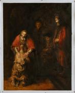 Olieverf replica Rembrandt: De verloren zoon, Antiek en Kunst, Verzenden