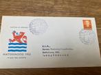 FDC Nederland E12 met getypt adres, Postzegels en Munten, Postzegels | Eerstedagenveloppen, Ophalen of Verzenden, Beschreven, Nederland