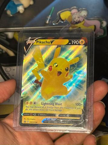 Pokémon TCG: Zeldzame Pikachu V promo kaart beschikbaar voor biedingen