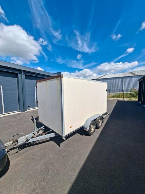 Hapert 2000kg 180x180x350 gesloten aanhanger met laadklep, Auto diversen, Aanhangers en Bagagewagens, Gebruikt, Ophalen