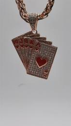 gouden ketting hanger 14kt, Www.bredajuwelier.nl, Nieuw, Ophalen of Verzenden, Kruis of Symbool