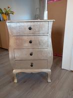 zilverkleurig ladekastje, Ophalen, Vintage, 50 tot 100 cm, Zo goed als nieuw