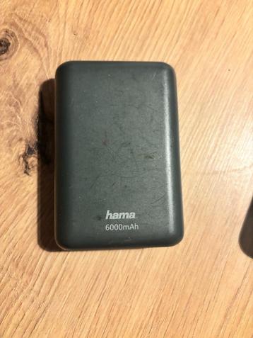 POWERBANK HAMA 6000mAh 2xUSB-A 1xUSB-C beschikbaar voor biedingen