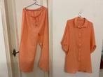 ZACHT KATOEN ORANJE ZOMER SET, MAAT; L/XL, Maat 42/44 (L), Nieuw, Oranje, Ophalen of Verzenden
