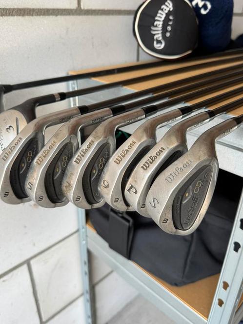 Wilson ProStaff set, Ijzers, Houten & Driver, Sport en Fitness, Golf, Gebruikt, Set, Callaway, Ophalen