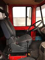 half leren stoelen met rood stiksel 3p gordel oldtimer bus, Ophalen of Verzenden