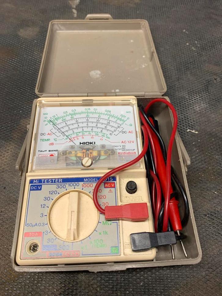 Hioki Hi Tester Model 3015 Multimeter, Hobby en Vrije tijd, Elektronica-componenten, Gebruikt, Ophalen of Verzenden