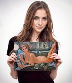 naakt Sexy PinUp Dame Kunst Metalen Wandbord Erotiek, Huis en Inrichting, Verzenden, Nieuw