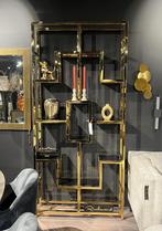 Boekenkast van Richmond Interiors Magnus Gold, Met plank(en), 100 tot 150 cm, Ophalen of Verzenden, Zo goed als nieuw