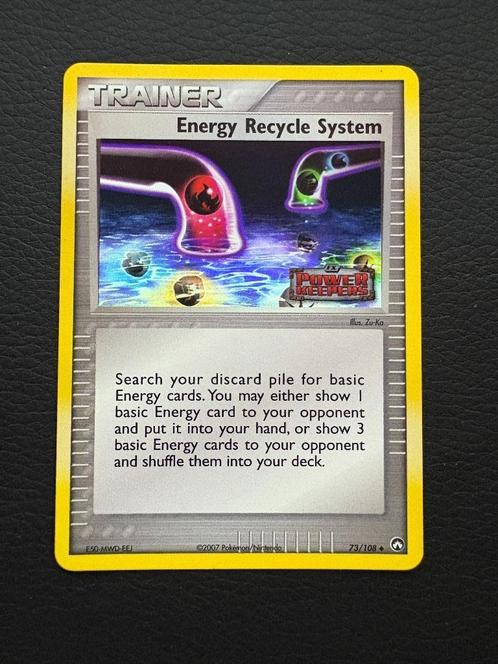 Energy Recycle System [Reverse Holo] #73 Pokemon Power Keepe, Hobby en Vrije tijd, Verzamelkaartspellen | Pokémon, Zo goed als nieuw