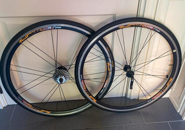Racefiets wielset Rolf vector Shimano vintage, Fietsen en Brommers, Fietsonderdelen, Zo goed als nieuw, Racefiets, Wiel, Ophalen of Verzenden