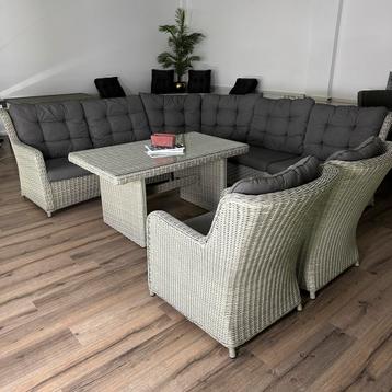 XL Wicker Loungeset / Tuinset – Topkwaliteit TWV €3.500,- beschikbaar voor biedingen