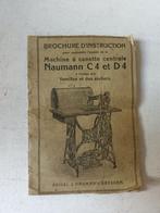 Naumann C4 & D4 Naaimachine Handleiding - Frans, Ophalen of Verzenden