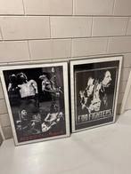Posters in lijst Foo fighters en Red hot chili peppers, Verzamelen, Posters, Ophalen, Rechthoekig Staand, Met lijst, Deurposter of groter