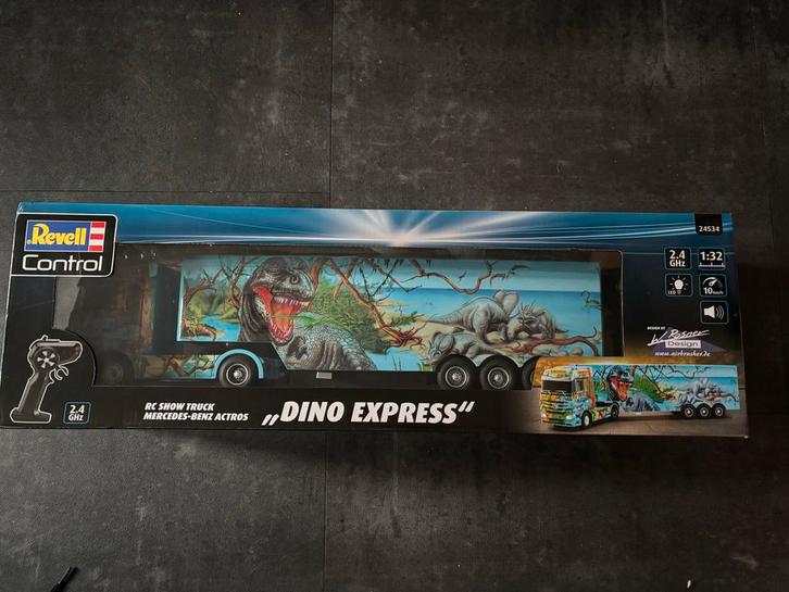 Revell 24534 RC Show Truck Dino Express - Nieuw!, Kinderen en Baby's, Speelgoed | Speelgoedvoertuigen, Nieuw, Afstandsbediening