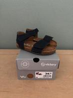 Donkerblauwe leren sandalen Victory maat 24 – Nieuw, Overige typen, Nieuw, Ophalen of Verzenden, Victory