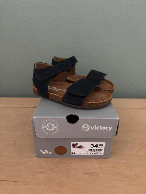 Donkerblauwe leren sandalen Victory maat 24 – Nieuw, Kinderen en Baby's, Kinderkleding | Schoenen en Sokken, Nieuw, Overige typen