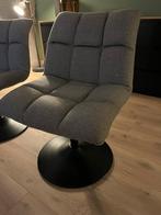 2 stuks Dutchbone bar draaifauteuil, Huis en Inrichting, Stoelen, Ophalen, Gebruikt, Twee, Stof