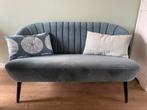 2-zits bank Rimini (Leenbakker) petrol blauw turquoise, Huis en Inrichting, Ophalen, Minder dan 75 cm, Tweepersoons, Zo goed als nieuw