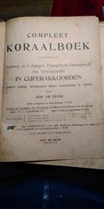 Compleet Koraalboek in Cijferakkoorden, Antiek en Kunst, Antiek | Boeken en Bijbels, Ophalen of Verzenden