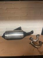 Piaggio - gilera Sm06 125 - 180cc uitlaat + voorbocht rvs, Ophalen of Verzenden, Zo goed als nieuw