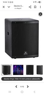 Devine Onyx 15SA subwoofer, Muziek en Instrumenten, Ophalen, Zo goed als nieuw, Minder dan 500 watt