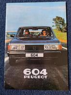 Brochure PEUGEOT 604 - 1980/ GB., Boeken, Auto's | Folders en Tijdschriften, Gelezen, Peugeot, Ophalen of Verzenden