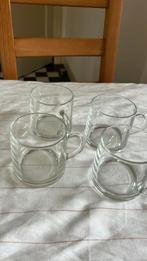 4 Pickwick theeglazen, Huis en Inrichting, Keuken | Servies, Glas of Glazen, Ophalen of Verzenden, Overige stijlen, Glas
