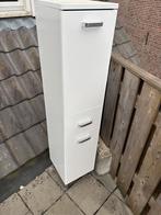 Witte badkamer kast, Huis en Inrichting, Badkamer | Badkamermeubels, Ophalen, (Half)hoge kast, Minder dan 50 cm, 100 tot 150 cm
