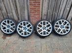 4x 18 inch 5x100 8J lichtmetalen velgen met banden ET 35, Auto-onderdelen, Banden en Velgen, Ophalen, 18 inch, Banden en Velgen