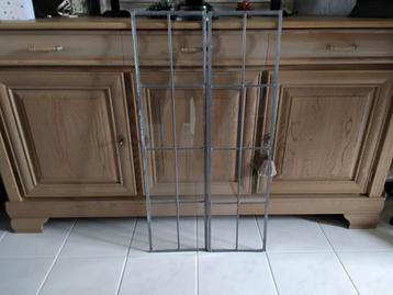 2 Glas in lood ramen voor in een deur of als decoratie beschikbaar voor biedingen