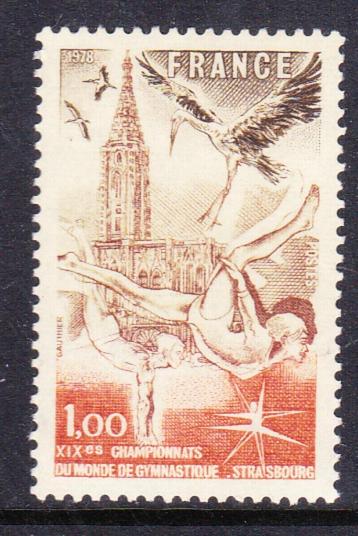 Frankrijk 1978 pf mi 2124 ooievaar vogel beschikbaar voor biedingen