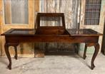 Oude toonbank, vitrine-tafel, sidetable, pronktafel. L 180cm, Ophalen
