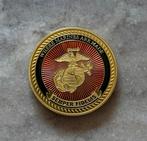 US Marine Corps coin, Ophalen of Verzenden, Marine, Amerika, Embleem of Badge