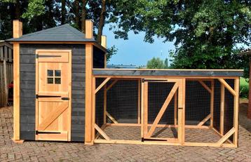 Nieuw kippenhok met ren  beschikbaar voor biedingen
