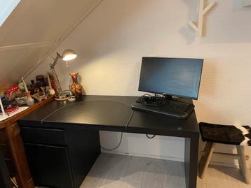 IKEA Malm Bureau - Zwart - afbeelding 3