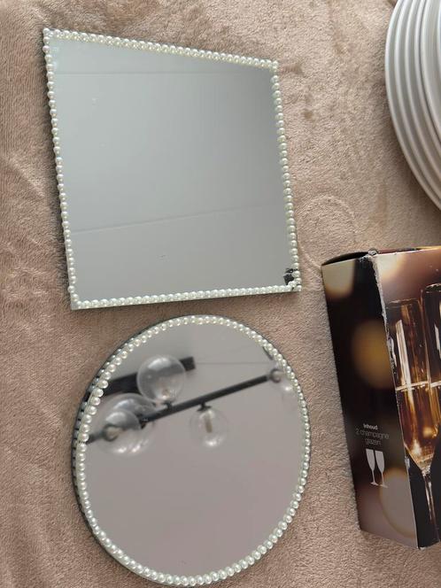 Overig servies sets, Huis en Inrichting, Woonaccessoires | Spiegels, Zo goed als nieuw, Minder dan 100 cm, Rechthoekig, Ophalen of Verzenden