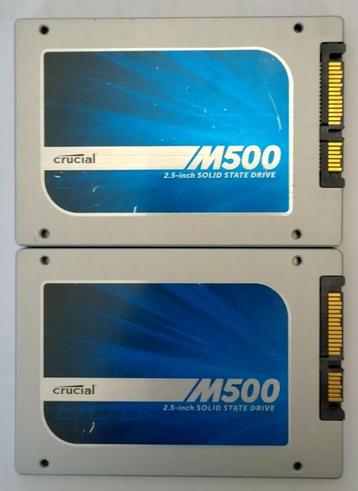 2x Crucial M500 2.5 SSD 240GB SATA 6Gb/s beschikbaar voor biedingen