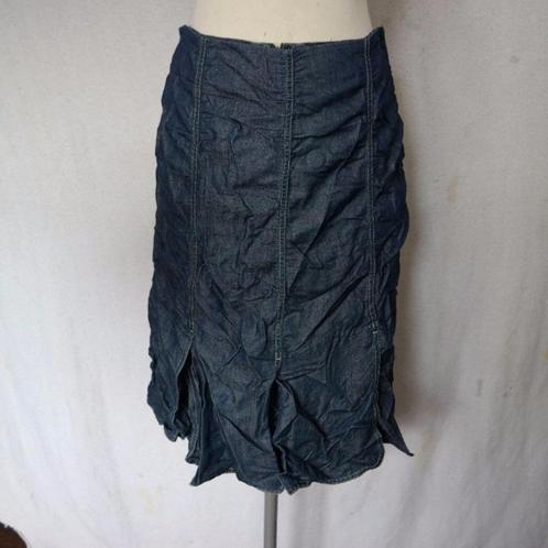 Grappige spijkerrok mt 40 merk Just B, Kleding | Dames, Rokken, Zo goed als nieuw, Maat 38/40 (M), Blauw, Onder de knie, Ophalen of Verzenden